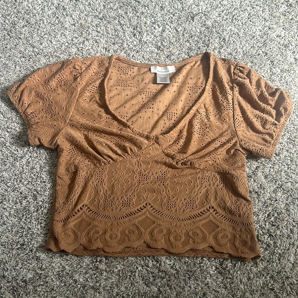 Brown top